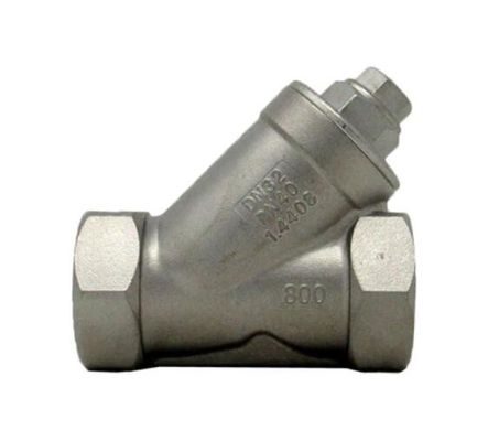 SS316 Yのこし器A351 Gr.CF8M 1/2」800# FNPT X FNPTはYのこし器に通した