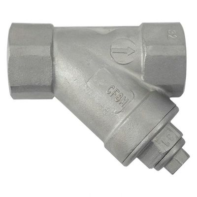 3/4&quot;ステンレス鋼のY字状回路のこし器の網フィルター弁800WOG SS316 CF8M