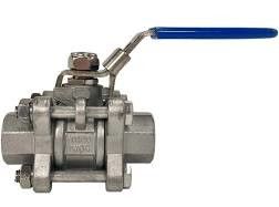 ステンレス製のSteel 2pc Screwed Ball Valve Stainless Steel Ball Valve