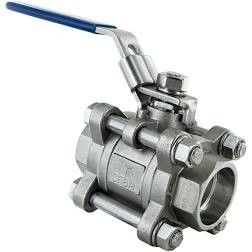化学工業 不同鋼 3 PCS バルブ マニュアル 3 パーツ 返却不可 衛生用 トリ クランプ ボール バルブ