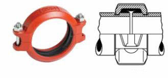 TOBOの延性がある鉄の付属品の鋳造75L DN200の赤い管のカップリング クランプ0